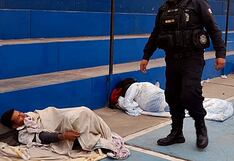 Trujillo: Retiran a ebrios que habían convertido un parque en su dormitorio