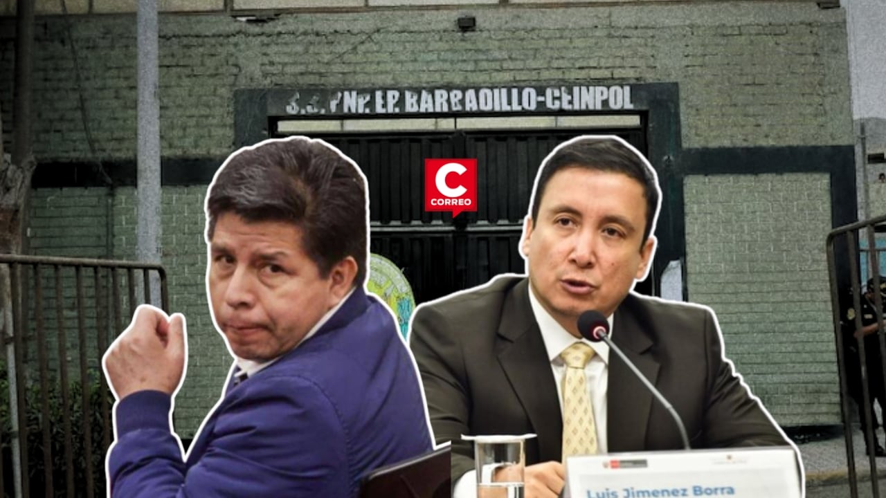 Ministro de Justicia reitera que “no existe ninguna solicitud de indulto” para Pedro Castillo. Composición: Diario Correo.
