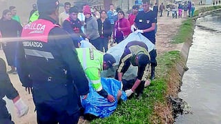 Serenos rescatan cadáver de varón que flotaba en el canal Cimir
