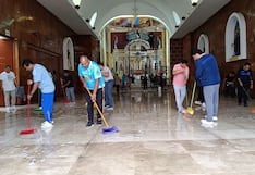 Pisco: voluntad y fe se unen en gran jornada de limpieza del templo Belén
