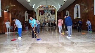 Pisco: voluntad y fe se unen en gran jornada de limpieza del templo Belén