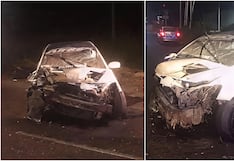 Pisco: auto se estrella contra poste en la avenida Fermín Tanguis y deja dos heridos