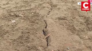 Villa El Salvador: Sismo dejó grietas en única vía de acceso a asentamiento humano