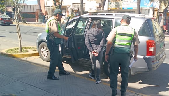 Detenida. Tras la confesión de Jhonnatan Molina, la policía ubicó y capturó a Traicy Ponce que permanece en la Divincri. (FOTO: PEDRO TORRES)