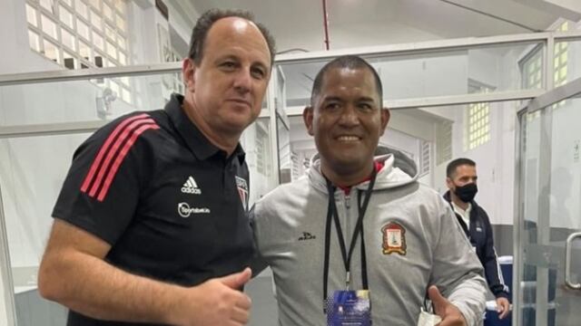Rogério Ceni y Johnny Vegas, históricos arqueros goleadores, se juntaron tras el Ayacucho FC vs. Sao Paulo