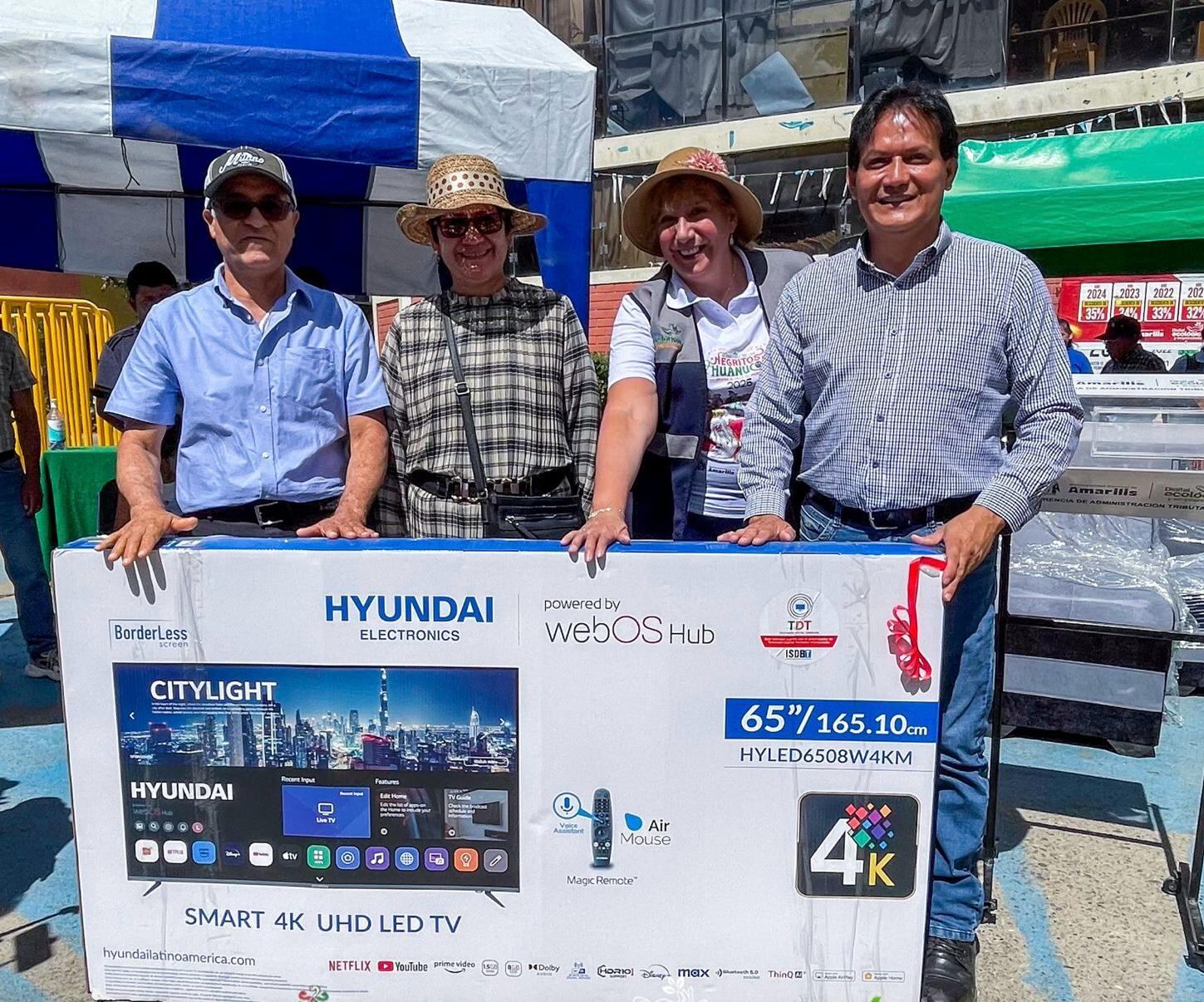 Premian a contribuyentes puntuales con electrodomésticos y mobiliarios