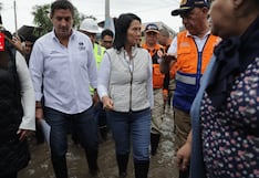Keiko Fujimori evalúa declarar en emergencia distritos de Lima afectados por lluvias