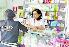 Intervienen establecimientos farmacéuticos en Trujillo