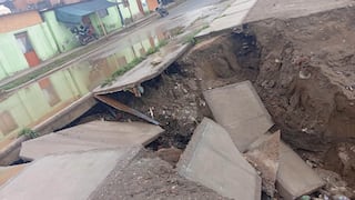 Arequipa: llovizna de 10 horas afectó obras y calles intransitables en Punta de Bombón