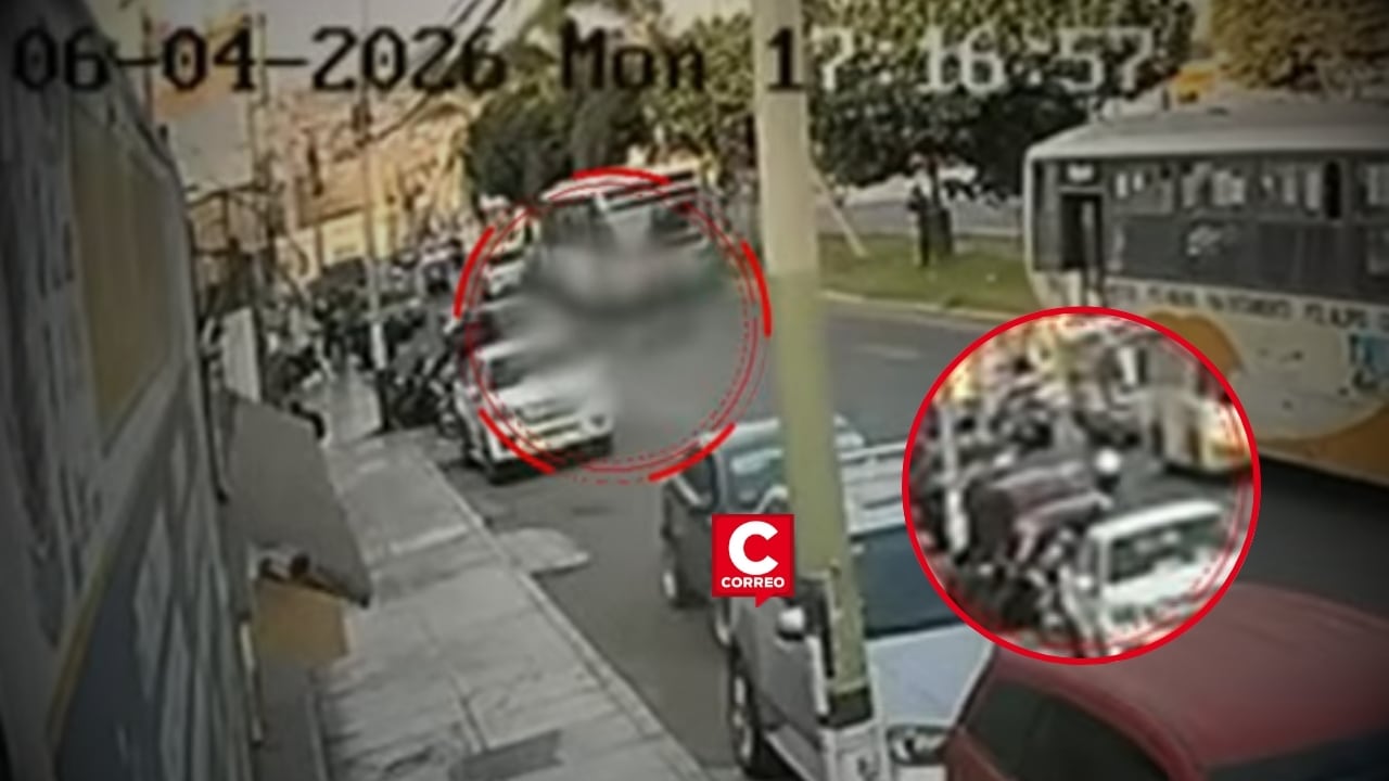 Chorrillos: Motociclista murió arrollado por un bus tras perder el control en Alameda Los Horizontes. Composición: Diario Correo.