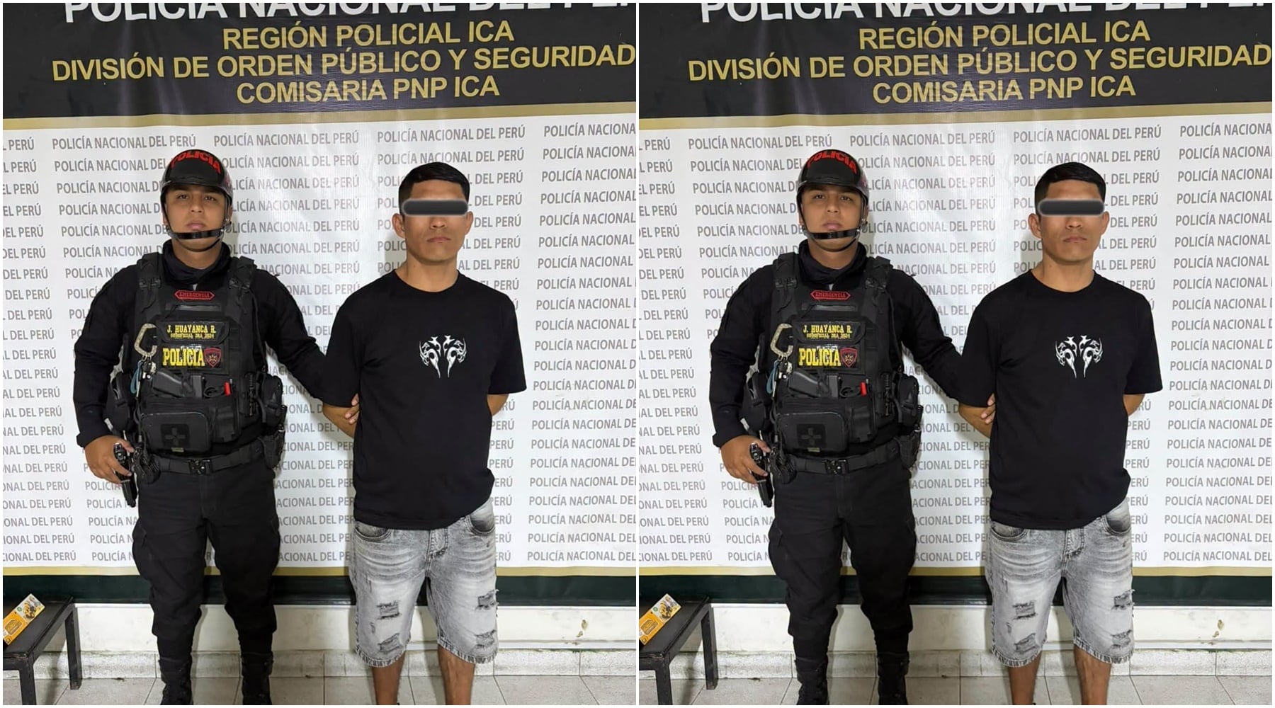 Ica: Policía detiene a sujeto con dos requisitorias vigentes durante operativo "Control Territorial 2026"