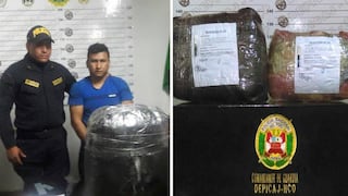 Hombre cae con 22 kilos de marihuana en Huamachuco 