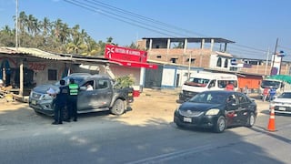 Piura: Autoridades verificaron diversos vehículos en la carretera Panamericana
