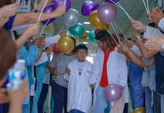 Arequipeño de 7 años vence enfermedad de la sangre y toca la campana de la vida