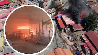 Cusco: Investigan fuerte incendio en estación de trenes hacia Machu Picchu (VIDEO)