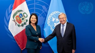 Keiko Fujimori se reúne con secretario general de la ONU