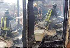 Pareja de adultos mayores queda damnificada tras voraz incendio en la provincia de Nasca