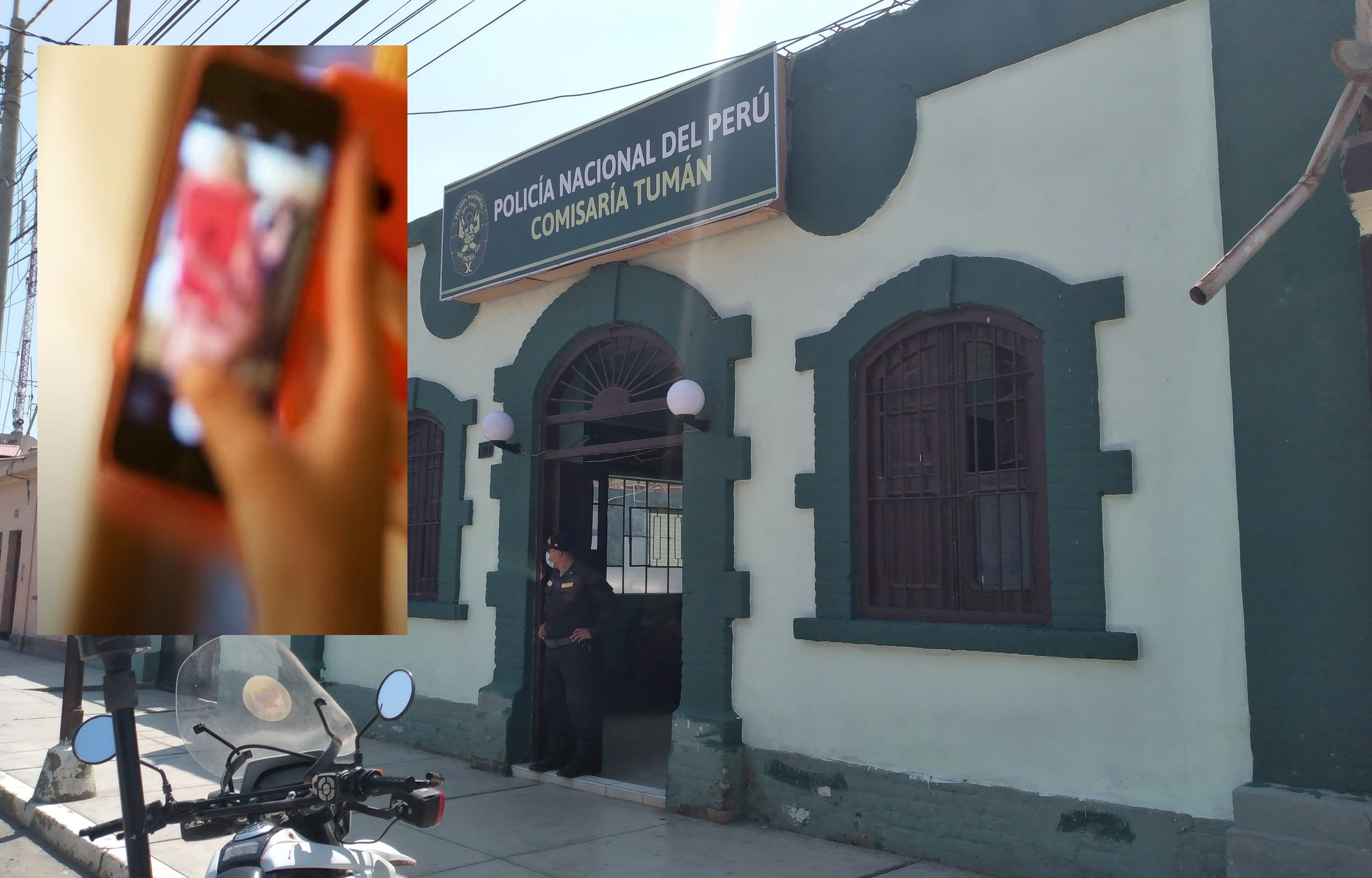 Una de las víctima acudió a denunciar hecho a comisaría de Tumán.