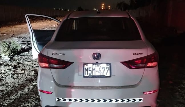 El vehículo fue encontrado en el centro poblado menor Víctor Raúl.