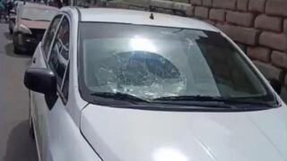 Tacna: Vándalos atacaron a conductores y patrullero durante protesta (VIDEO)