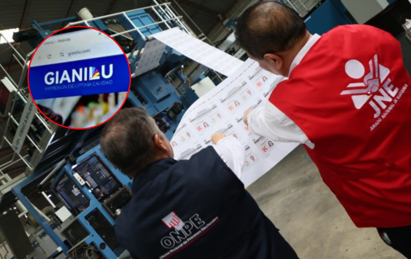 ONPE habría tercerizado irregularmente la impresión de cédulas electorales en la primera vuelta. Foto: Captura de pantalla.