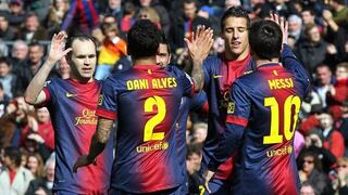 Barcelona goleó al Getafe y manda en la Liga Española
