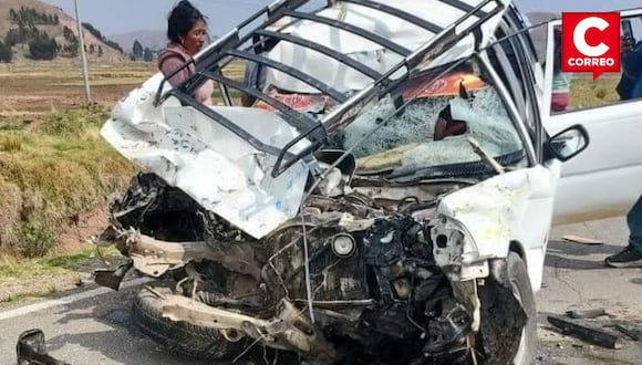 PUNO: Dos fallecidos tras accidente en la vía Huancané-Vilquechico