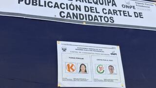 Segunda Vuelta 2026: Conozca el cartel oficial de candidatos presidenciales y dónde votará en Arequipa