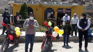 ​Municipio de Yauca del Rosario adquiere dos unidades motorizadas para el serenazgo