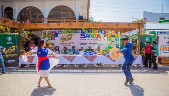 Presentación de la causa más grande del Perú, la competencia de atletismo para invidentes, la feria de integración “Impulsa Santeño” y espectáculos musicales forman parte del programa oficial.