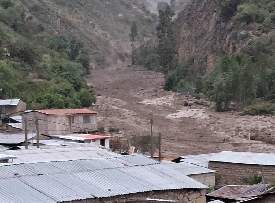 Huaico arrasó con viviendas del distrito de Choco. Foto: Cortesía
