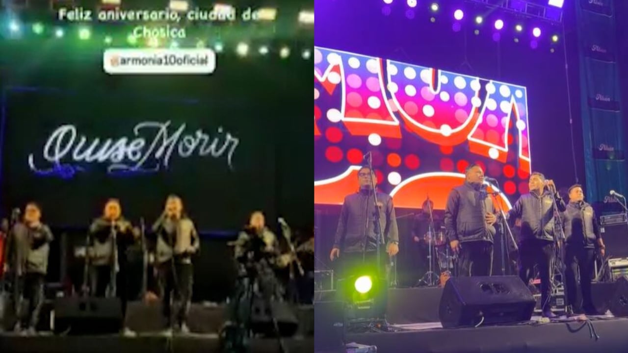 Armonía 10 en Chosica: chalecos antibalas, resguardo policial y concierto convertido en pasarela bélica