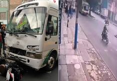 Santa Anita: Cúster del ‘Chosicano’ arrolla a madre y dos menores que iban a bordo de una moto (VIDEO)