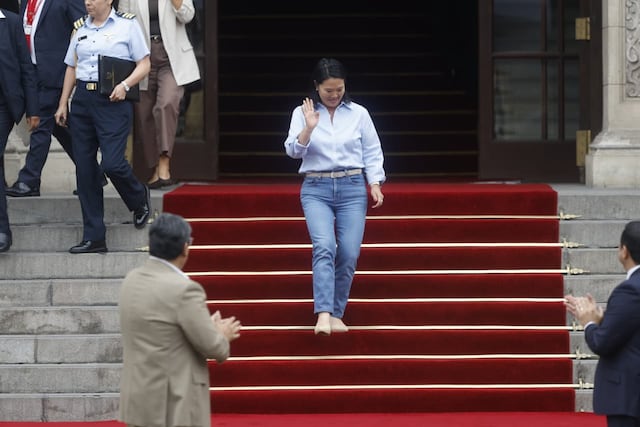 Keiko Fujimori participó en la ceremonia por el Día Nacional de la Persona Adulta Mayor (Foto: Mario Zapata/GEC)
