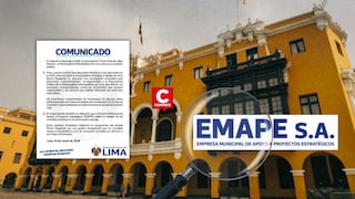 Municipalidad de Lima investiga a Emape tras millonario pago a empresario por obra que no habría realizado