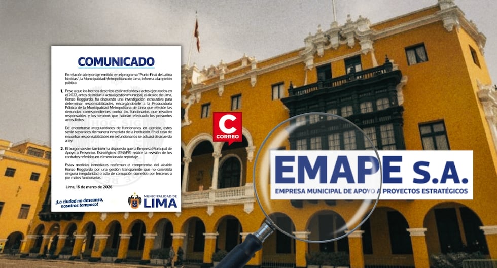 Emape Municipalidad de Lima investiga a Emape tras millonario pago a ...