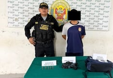 La Libertad: Escolar guardaba un arma en una mochila