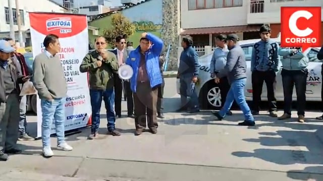 Huancayo: transportistas piden modificar Decreto Supremo que los exhorta a realizar curso de normas de tránsito