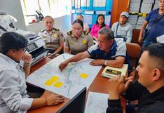 Plan de desvío de ruta por feria en La Laguna Viña del Río de Huánuco