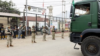 Trujillo: Retén militar vigila exteriores de penal El Milagro