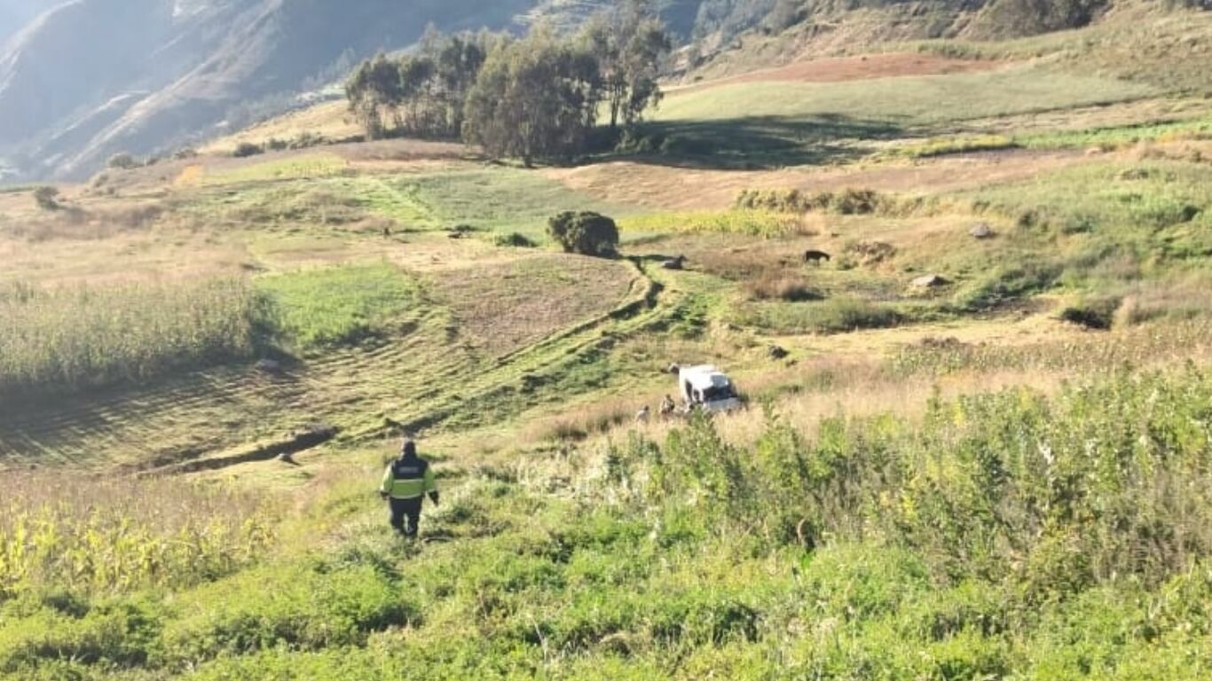 Accidente, que también dejó a un pasajero herido, ocurrió en la provincia de Otuzco. (Foto: Municipalidad Distrital de Usquil)