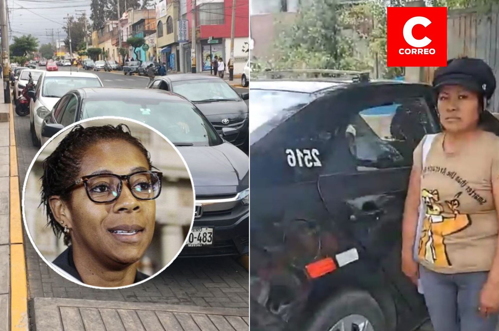 Excongresista no se quiere hacer cargo de daños que ocasionó, según taxista. (Foto: GEC)