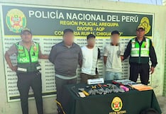 Arequipa: Caen tres presuntos ladrones que asaltaban viviendas en Chiguata