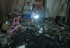 Piura: Incendio afectó a cinco integrantes de una familia