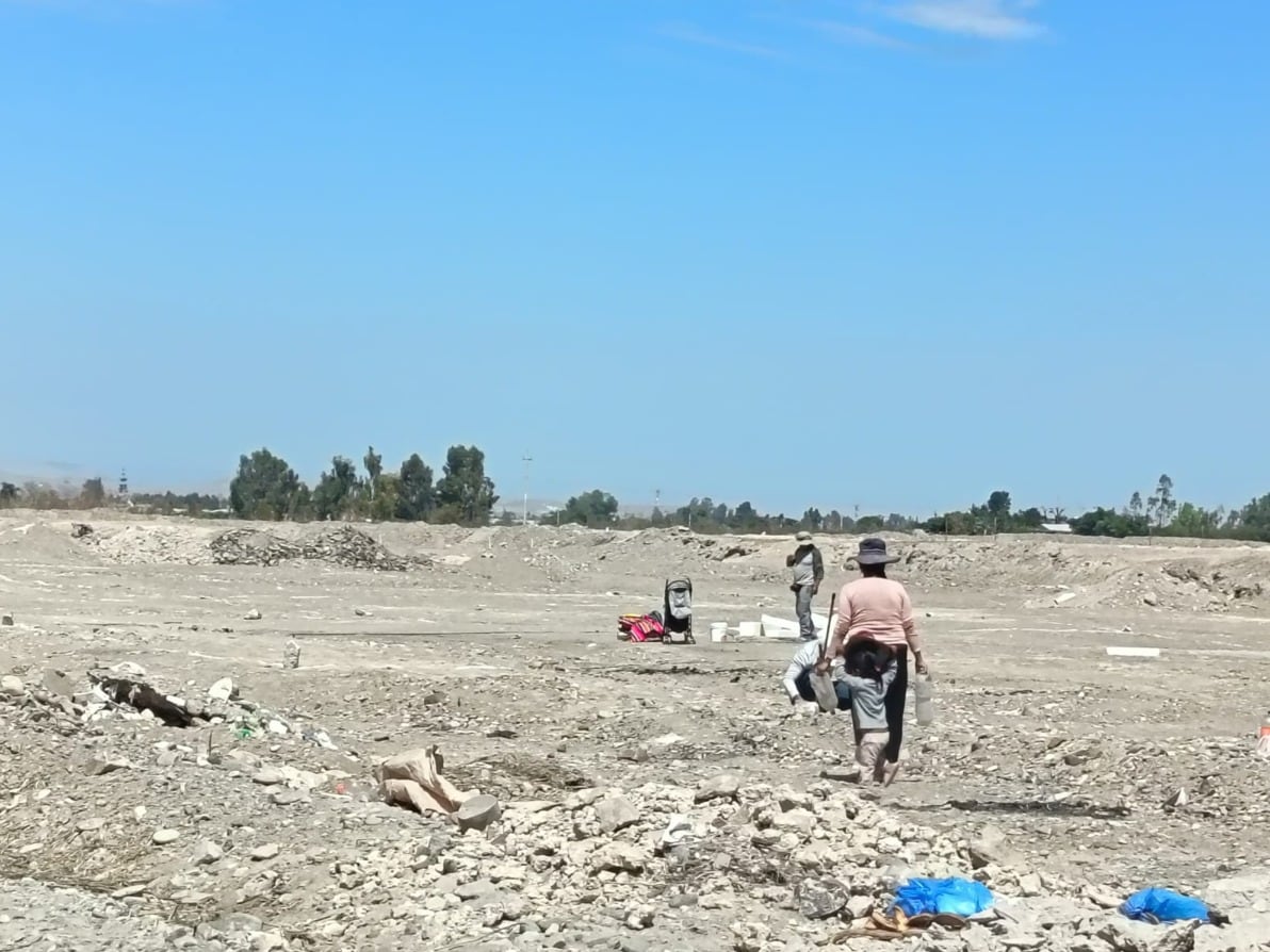 Invaden terrenos destinados a construir vasos reguladores en Majes. Foto: Junta de Usuarios Irrigación Majes.