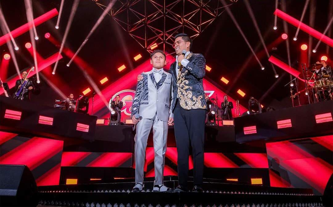 Gadiel Bellido junto a Christian Yaipen durante concierto en el Jardín de la Cerveza (Foto: Difusión)