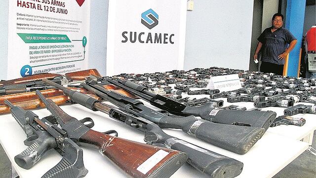 100 mil armas ilegales están al alcance de la delincuencia en el país