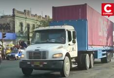 Cercado de Lima: Desvían vehículos pesados a la Av. Argentina y camioneros exigen horarios fijos de circulación