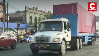 Cercado de Lima: Desvían vehículos pesados a la Av. Argentina y camioneros exigen horarios fijos de circulación