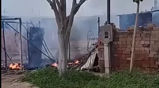 Viviendas se incendian en Pucchún, Camaná